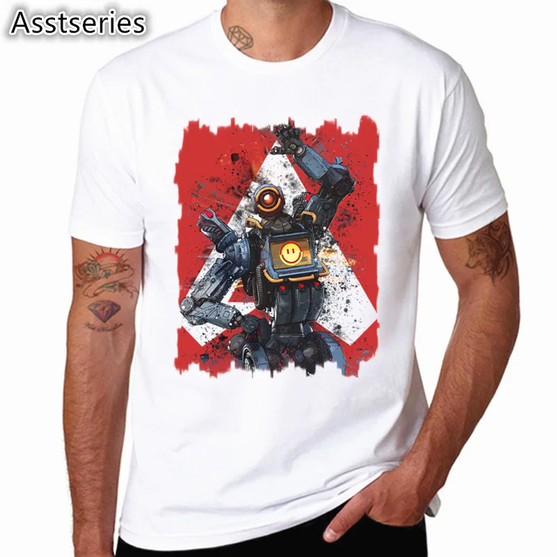 Apex Legends игровая футболка для мужчин лето футболки с коротким рукавом взрослых