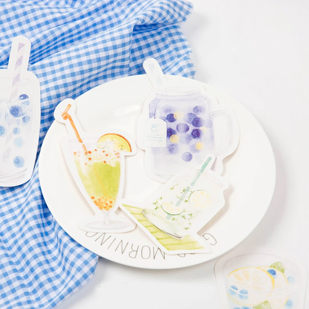 30 шт. hello summer cool drink style card многофункциональный в качестве скрапбукинга