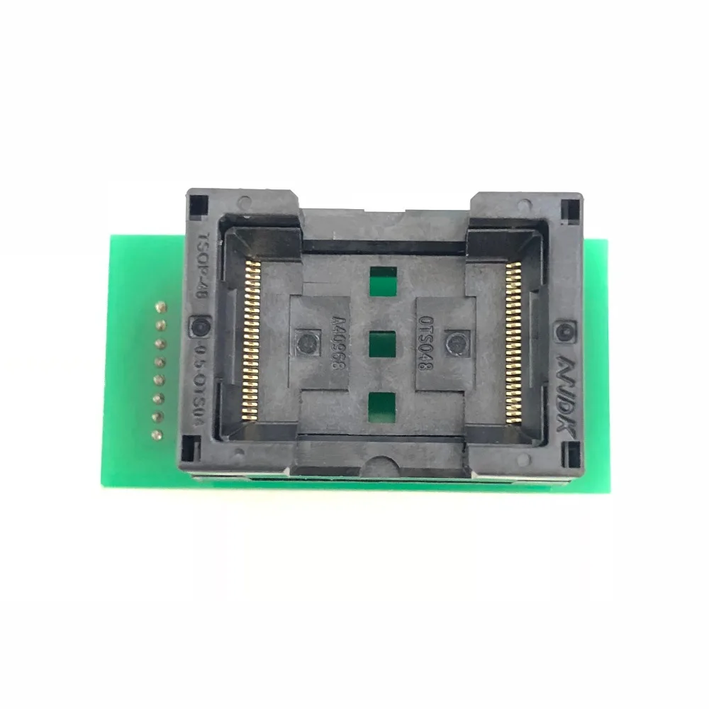 

New Arrival Enplas OTS -48-0.5-03/12 receptacle test burn in sokcet adapter hight qualityTsop48 PCB board
