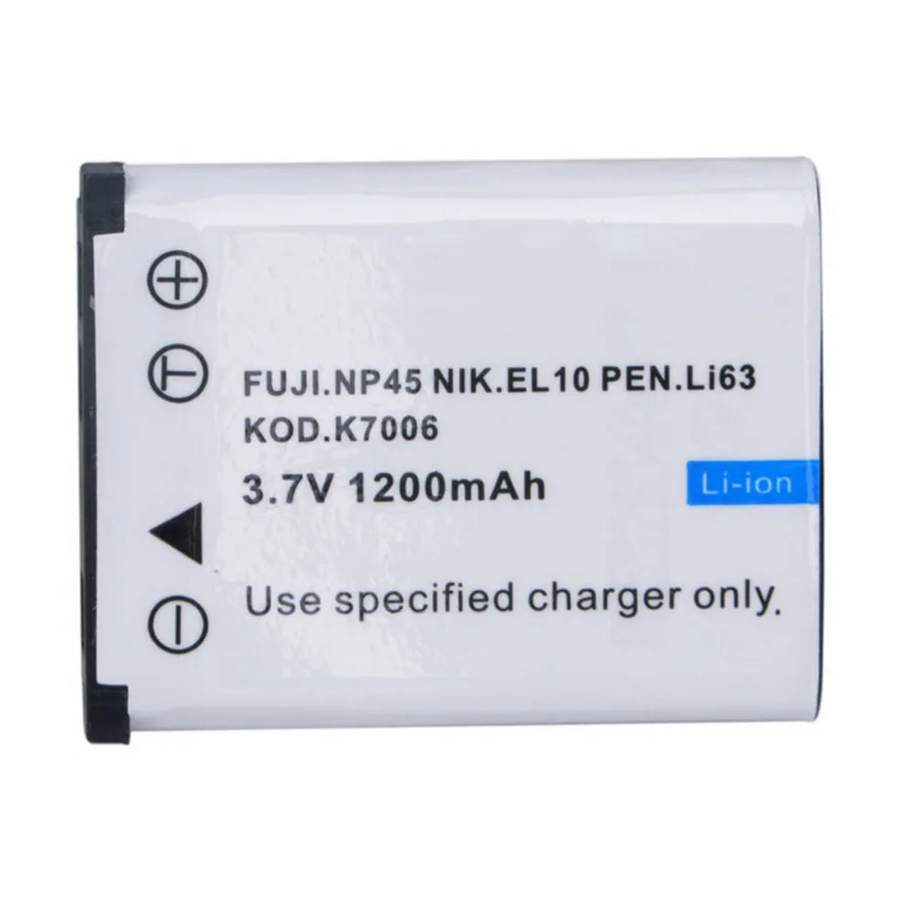 1 шт. Новый аккумулятор для цифровой фотокамеры телефона 42B FUJI.NP45 NIK.EL10 PEN.Li63 KOD.K7006 #1