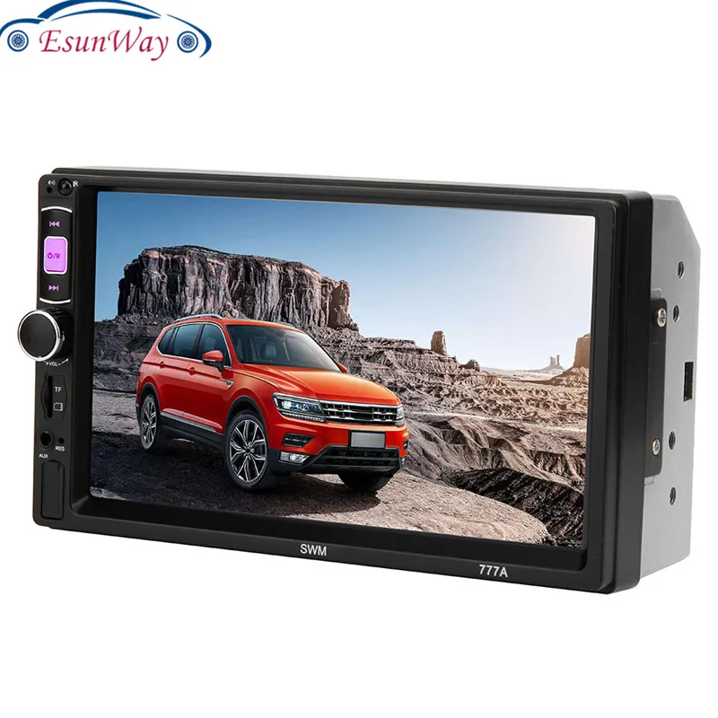 777A 7 zoll Auto Elektronik Touch Video MP4 MP5 Player Bildschirm Stereo GPS Navi BT FM radio Kopf Einheit Europ | Автомобили и