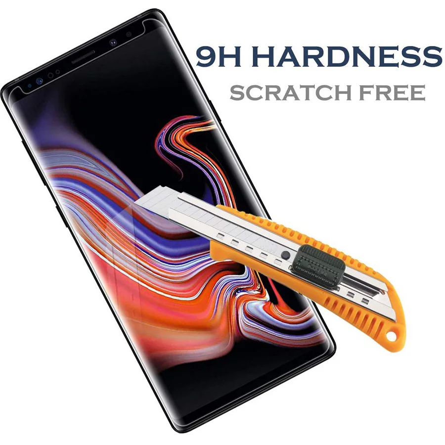 Для samsung Galaxy Note 9 Примечание 8 Экран протектор Стекло полное покрытие 3D закаленное