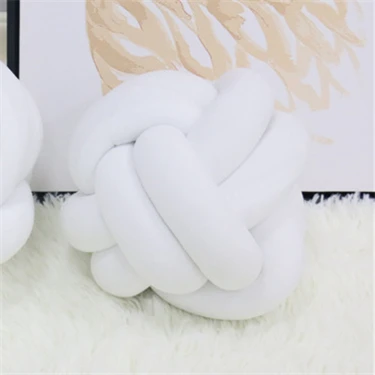 KNOT BALL DIAM 20CM Baby Nest Bed Baby Crib Washable Travel Bed Crib for Newborn Infant Cotton Cot Bumper Cradle Dropshipping - Цвет: KNOT BALL DIAM 20CM