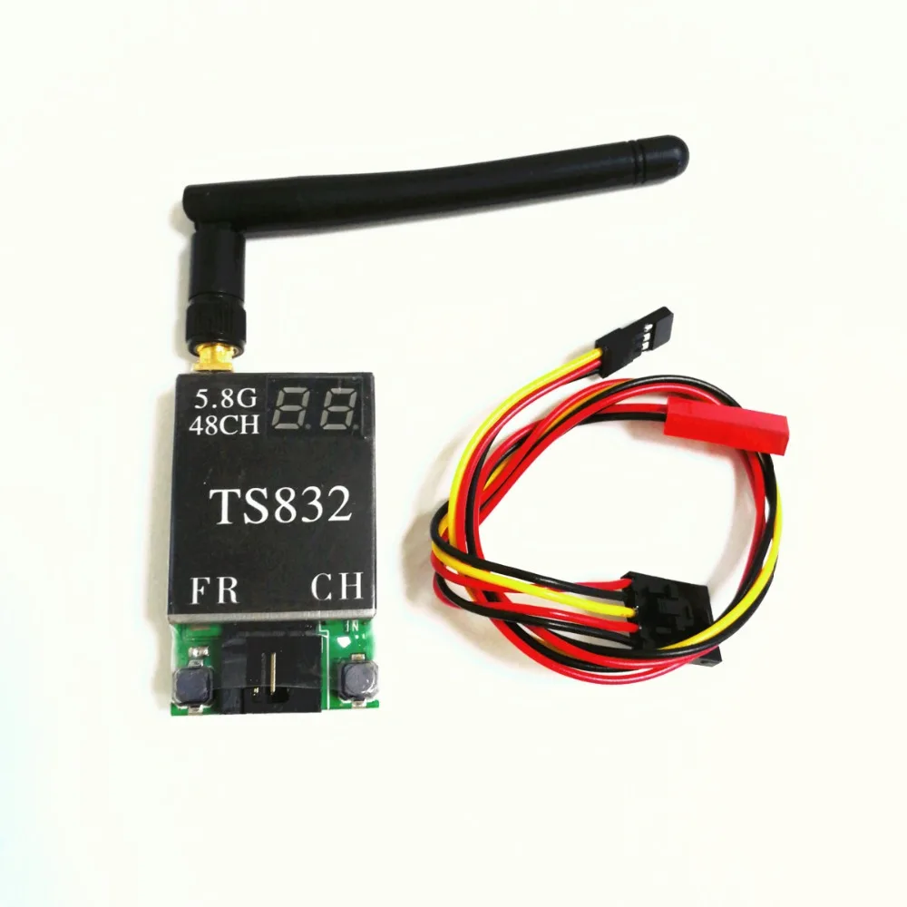 FPVOK TS832 FPV 5,8 ГГц 600 мВт 48CH AV передающий(TX) модуль с RP-SMA антенной для камеры SJCAM Gopro Xiaomi Yi FPV