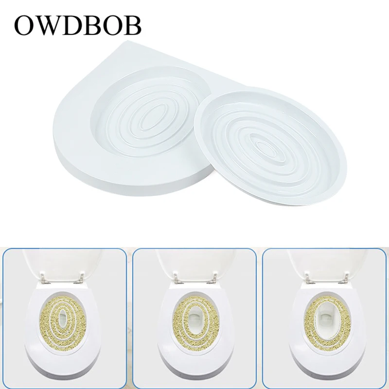 OWDBOB Набор для обучения кошачьему туалету, сиденье для кошачьего туалета, чистящие лотки для маленьких кошек, система для приучения туалета, принадлежности для домашних животных