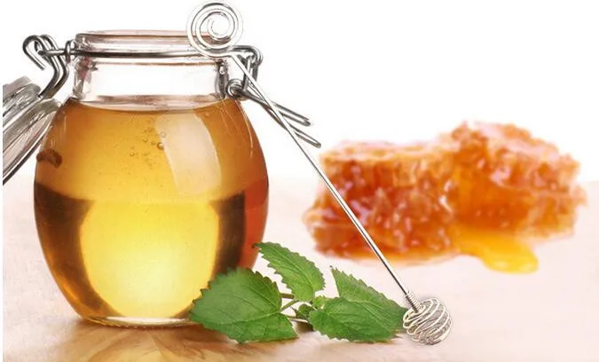 Модная Горячая нержавеющая сталь медовая ложка палочка для кухни взбивания яиц