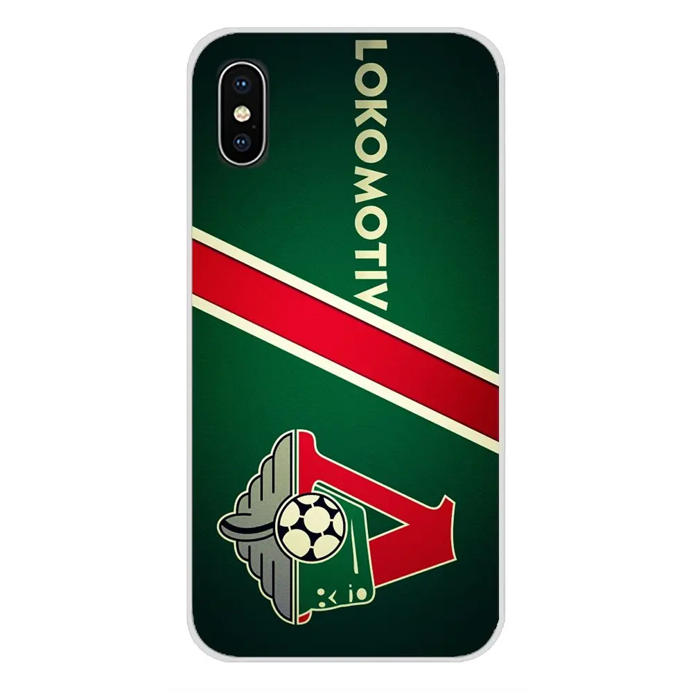 Lokomotiv Логотип для Apple iPhone X XR XS MAX 4 4S 5 5S 5C SE 6 6S 7 8 Plus ipod touch Аксессуары чехлы телефонов
