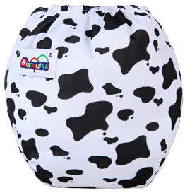 QD24 Cow 10 шт./партия, детские подгузники, детские тканевые подгузники, многоразовые подгузники, регулируемый по размеру подгузник, 14 стилей,, можно отследить QD24 - Цвет: QD24 Cow