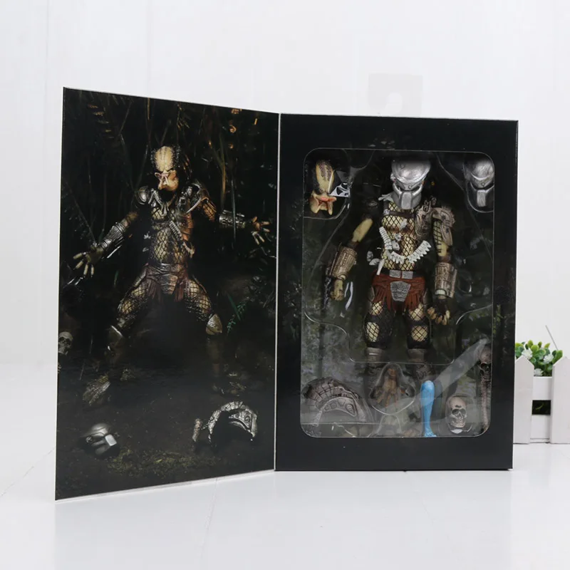 6 in box 20 см NECA термальная беглый Хищник Серия фигурка хищника конечная джунгли Охотник джунгли демон бетонный клан лидер фигурка игрушки - Цвет: 6 in box