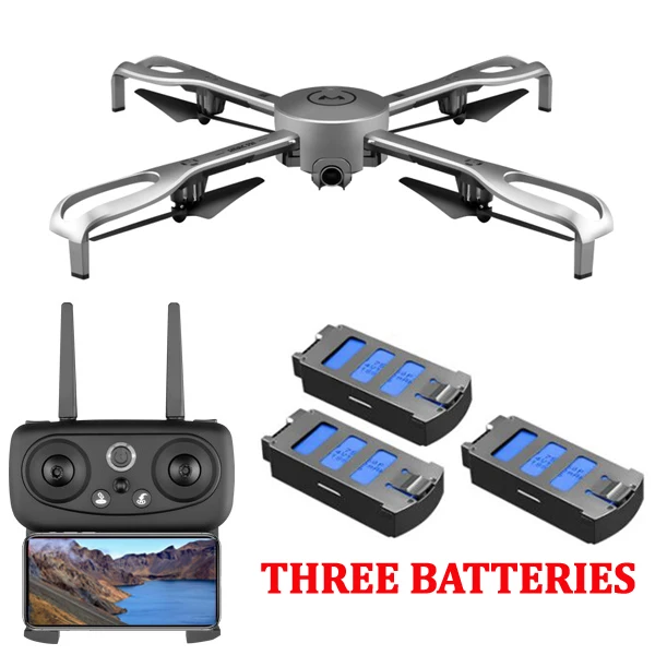 S21 with 3 battery SMRC S21 Дроны с камерой HD 1080P двойной gps режим слежения один ключ возврат Квадрокоптер складной гоночный Pro Вертолет игрушка для мальчика - Цвет: S21 with 3 battery