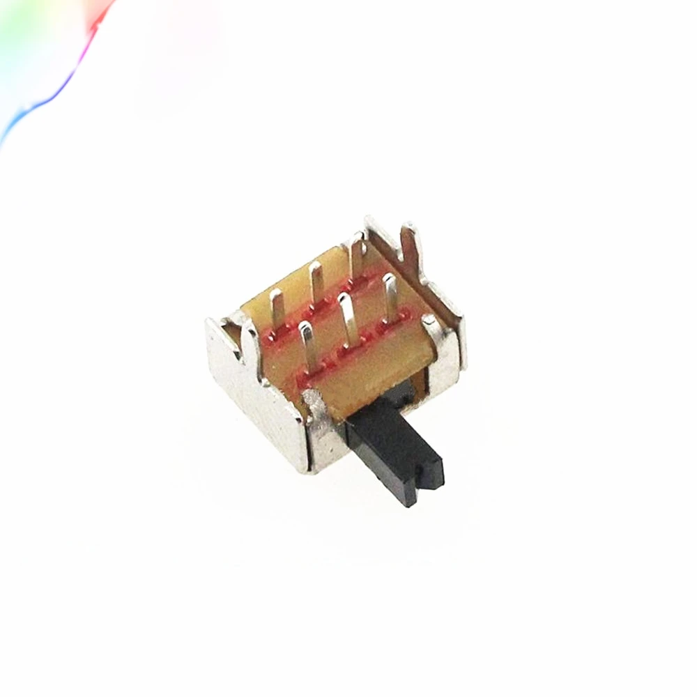 10pcs = 6Pin PCB Mount 2 Position DPDT Miniature Mini Slide Switch SK-22D07 | Обустройство дома
