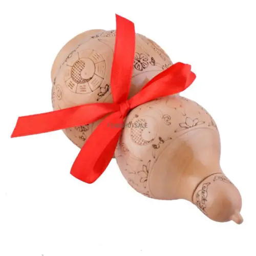 Feng Shui Boxwood Ying Yang Ву Лу Gourds для защиты 5 3 "x 2 8" Fengshui Taosim инструмент|gourd|boxwood treegourd