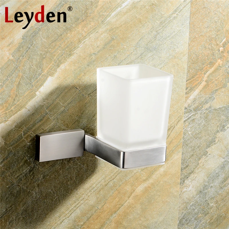 Leyden квадратный держатель для зубной щетки современный стакана из матового