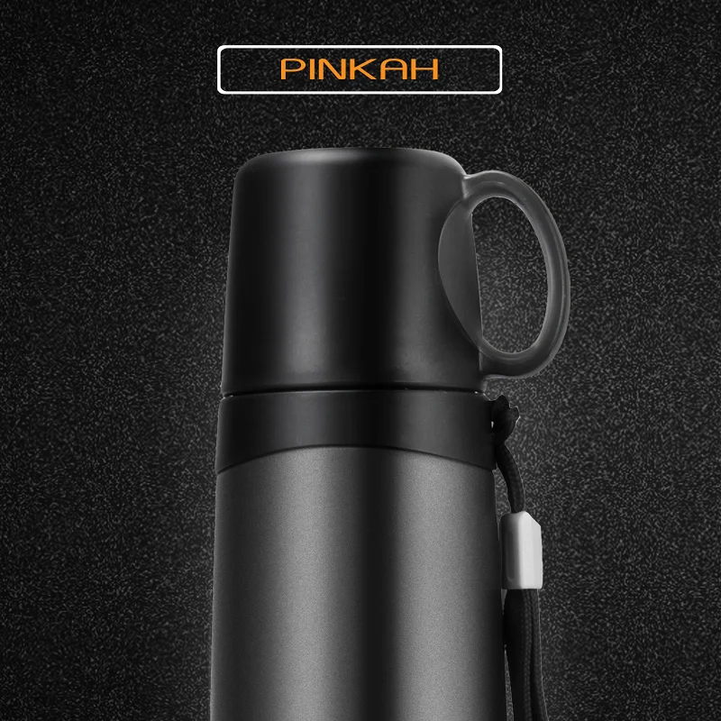 PINKAH 500 мл Изолированная термобутылка из нержавеющей стали бизнес вакуумная