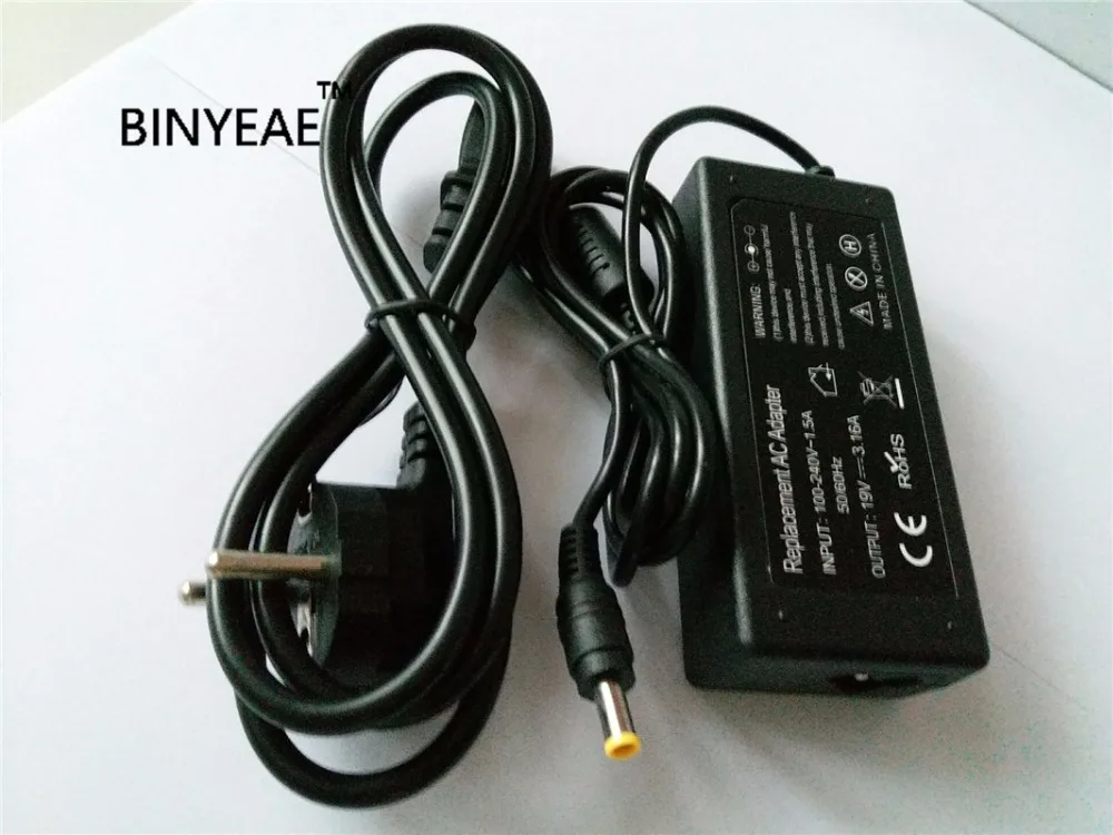 19V 3.16A 60W AC адаптер питания зарядное устройство для Samsung NT Q318 P428 NP Q230 QX310 QX310|adapter usb