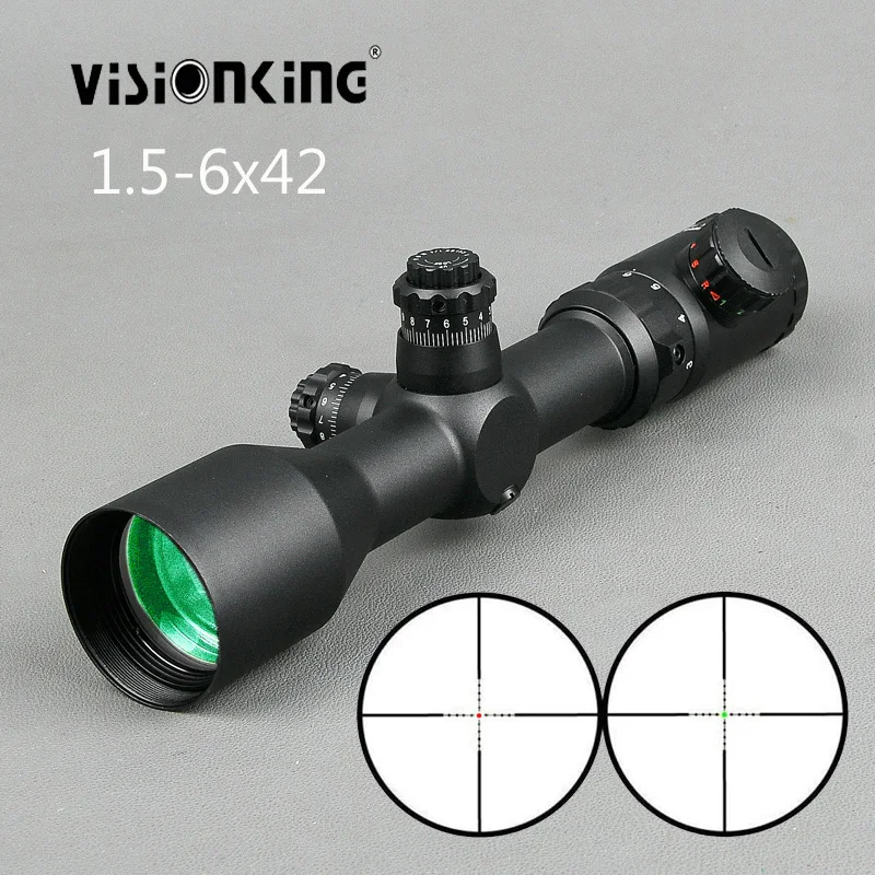 Оптический прицел Visionking 1 5 6x42 оптический Mil Dot 30 мм ИК охотничьи прицелы