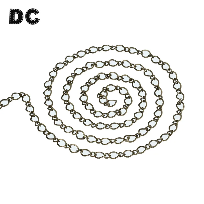 DC 5 м/лот металлические соединительные цепи оптом шириной 6*8 мм античные