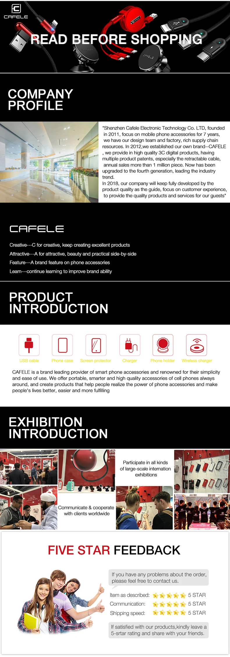 Cafele 3 в 1 USB кабель для iPhone X 8 huawei P30 samsung 3A Быстрая Зарядка Micro usb type C зарядное устройство кабели для передачи данных для мобильного телефона