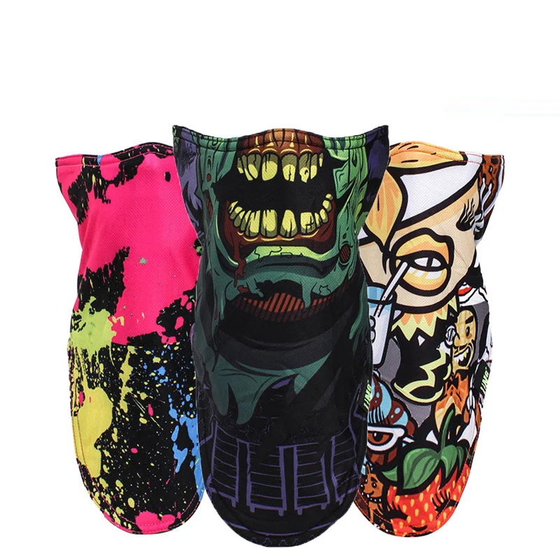 Зимняя уличная велосипедная Лыжная термальная маска для лица с УФ защитой