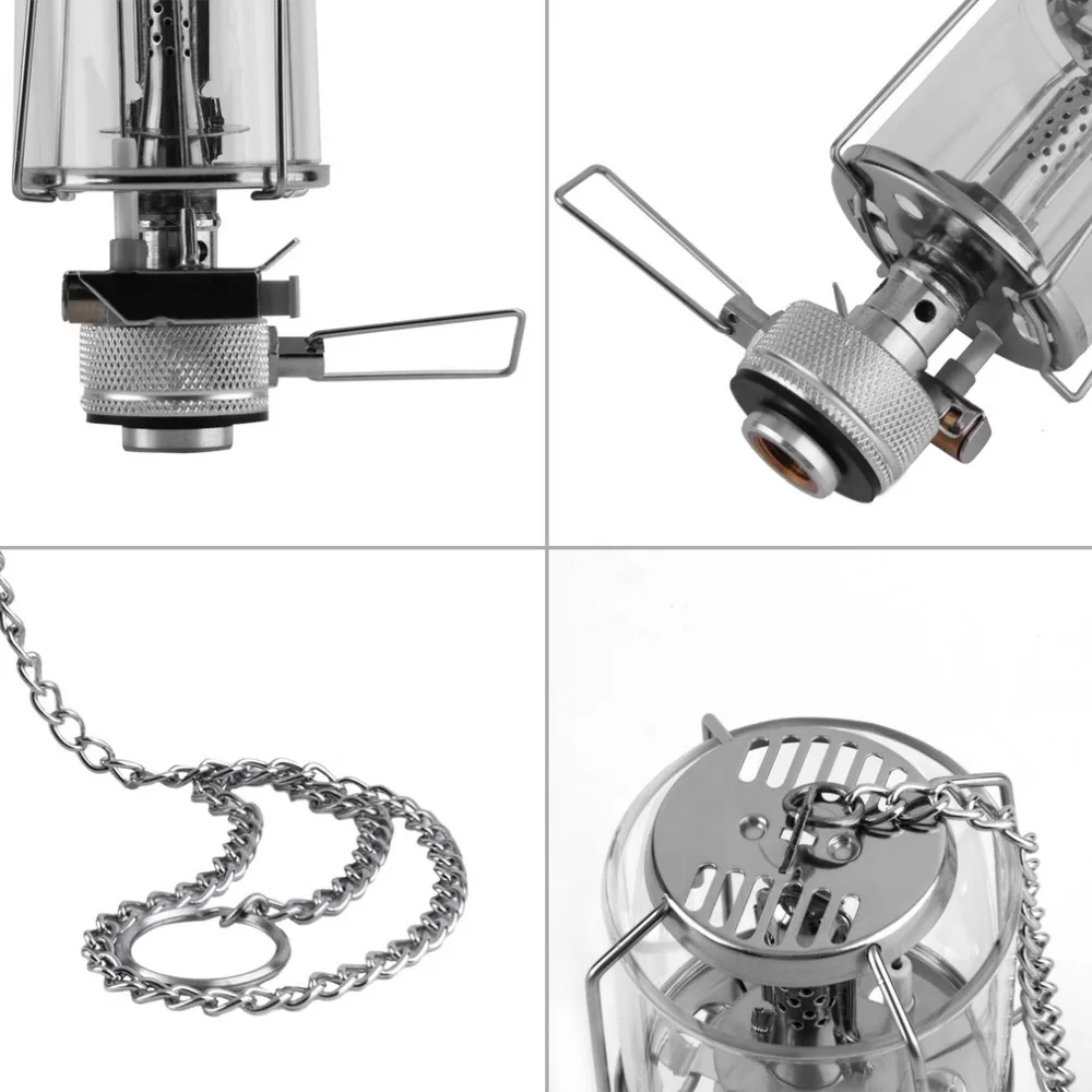 80LUX уличный фонарь для кемпинга Портативный Алюминиевый Газовый светильник