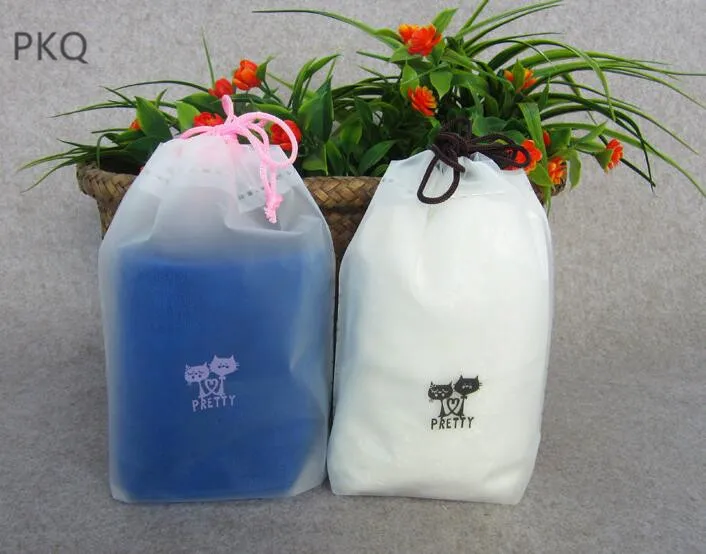 30 шт матовая прозрачная сумка для хранения с завязкой пластиковые пакеты