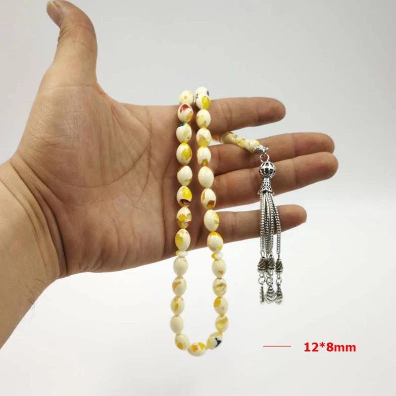 Tasbih Смола четки Ислам Мусульманский 33 роскошный цветной мужской Мужские