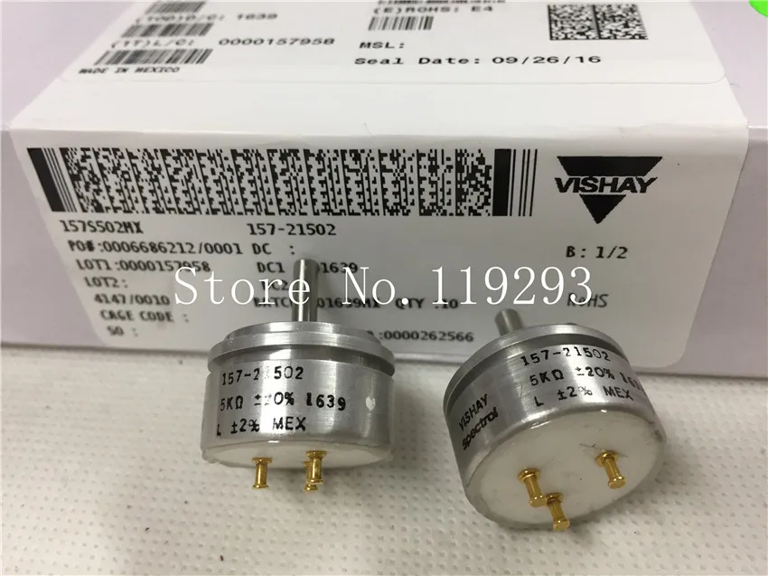 [BELLA]157 21502 5K + 20% прецизионный потенциометр 1 Вт 3 17 мм|precision potentiometer|potentiometer 5k5k potentiometer