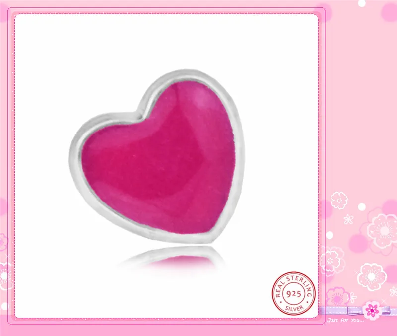 Пурпурное сердце и Cherry Blossom желая звезды подвешиваемый кулон Petite DIY Fit PANDORA талисманы Серебро 925 3 шт./лот FLS007