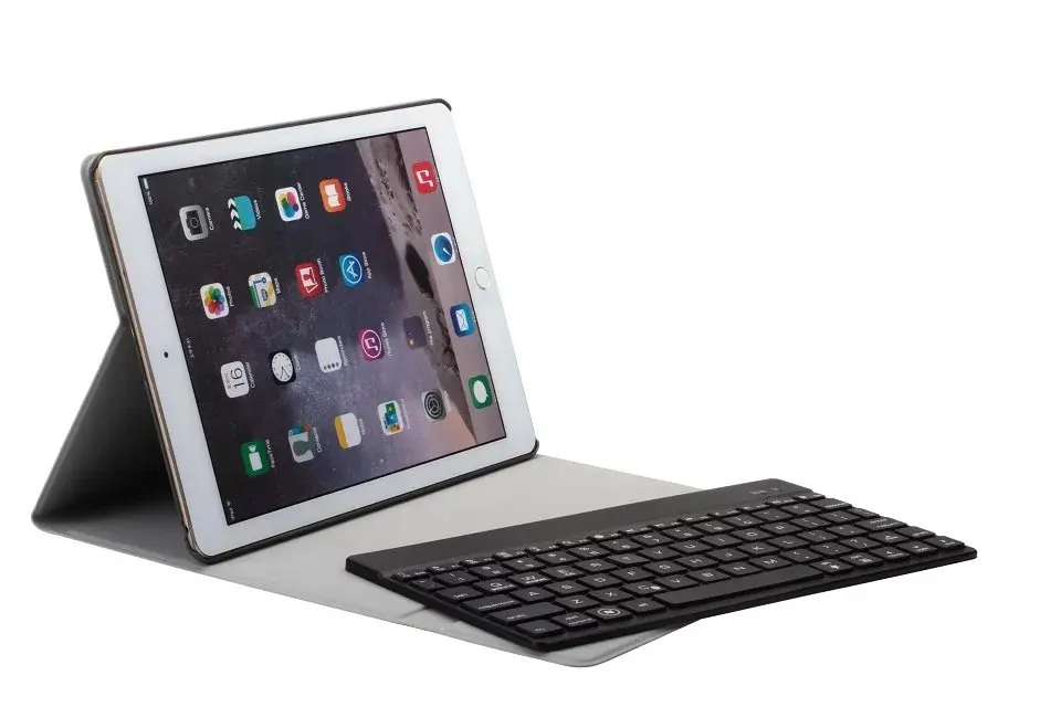 Новая беспроводная Bluetooth клавиатура и кожаный чехол для Apple IPad Air2 Ipad 6 с подсветкой