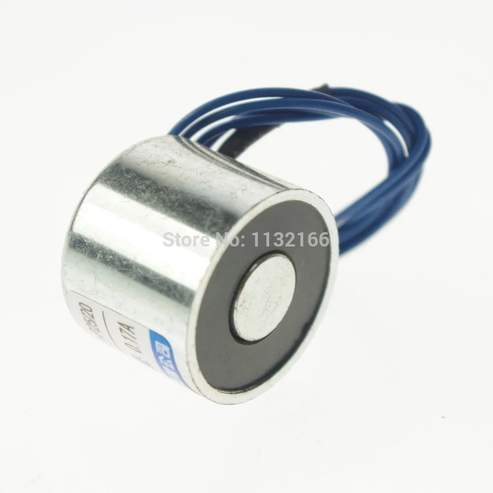 24Vdc 5кг 11LB 25 мм Холдинг Электромагнит лифт соленоид|solenoid lift|solenoid 24vdcsolenoid electromagnet |