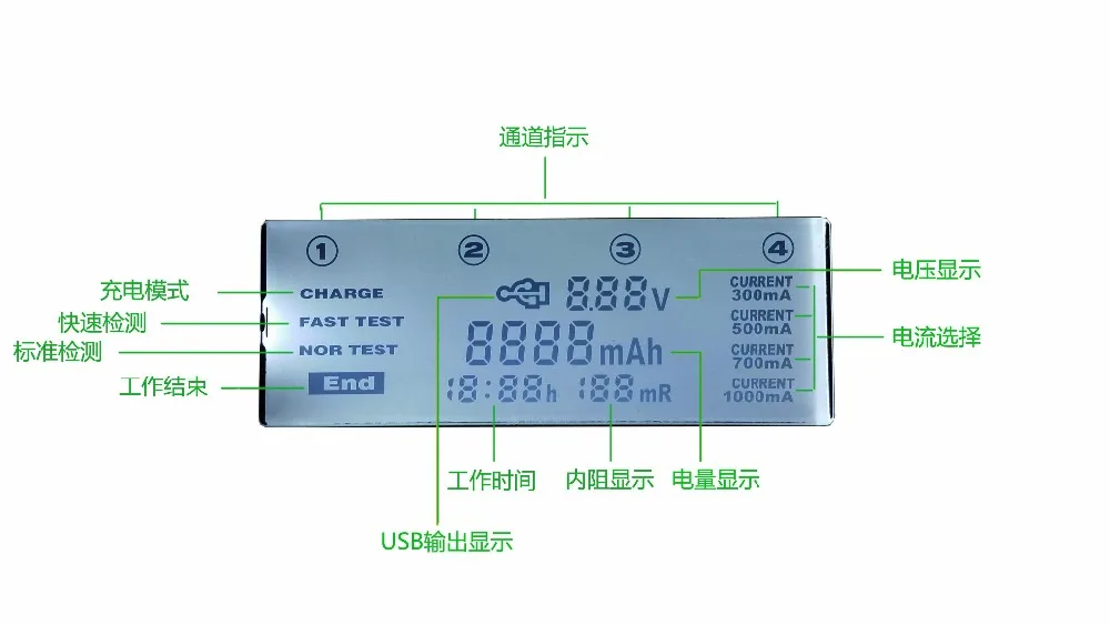 Liitokala lii-500 lcd 3,7 V/1,2 V AA/AAA 18650/26650/16340/14500/10440/18500 зарядное устройство с экраном Lii500