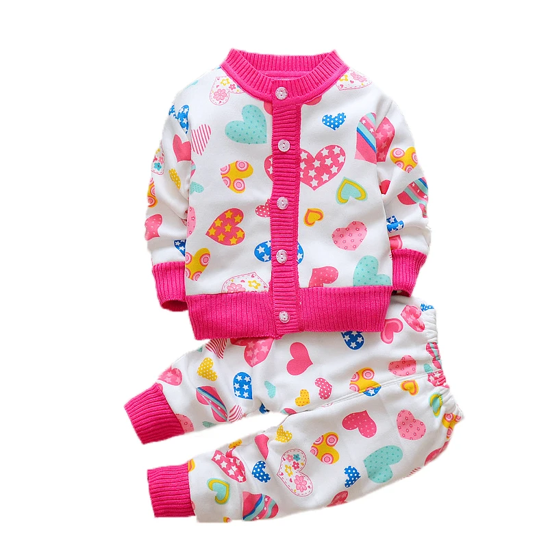 Комплекты одежды для маленьких девочек зимняя одежда мальчиков Детский кардиган