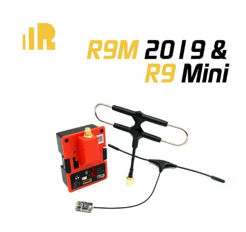 Бургундия Модуль FrSky R9M с R9MM R9Mini R9 Slim+ R9 приемник с установленными антеннами Super 8 и T - Цвет: Бургундия