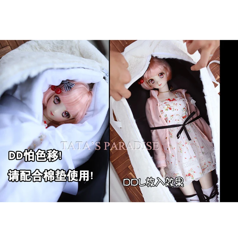 Cateleya 1/3 1/4 1/6 BJD. MDD куклы аксессуары простая теплая бархатная сумка для пикника