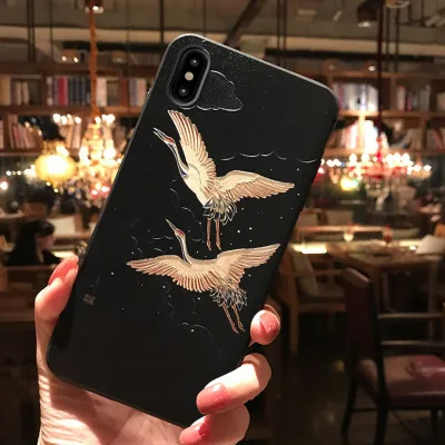 3 3D рельефный чехол для iPhone 7 6s 7plus 6 8 Plus Xs Max матовый мягкий чехол для телефона для IPhone Xr 6plus 8plus 7 чехол для телефона s - Цвет: 3
