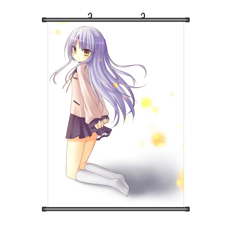 Аниме Ангел биты! Накамура Юри & Tachibana Kanade Hinata hidki shiina домашний декор Стена Свиток