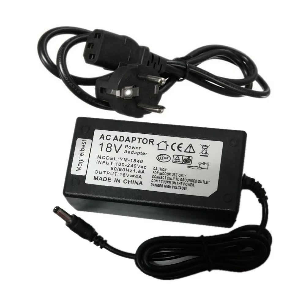 18V4A AC DC адаптер зарядное устройство для JBL Harman Kardon GO+ Play 18 в 3.3A 3.33A динамик кабель питания