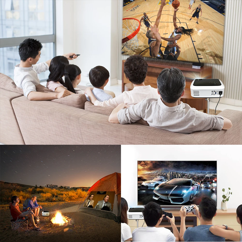 Everycom BL68 видео проектор HD 720 P 3500 люмен Pico портативный мультимедиа HDMI USB проекторы