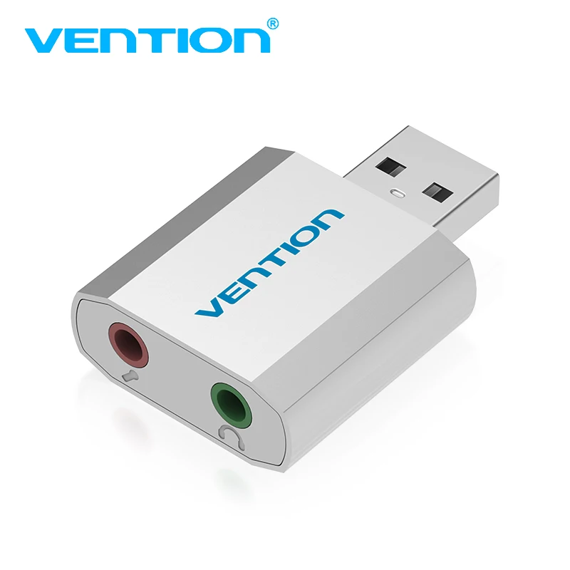 Vention Mini Внешняя USB звуковая карта на 3 5 мм адаптер для наушников аудио микрофона