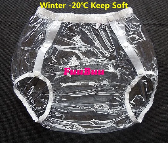 FUUBUU2203-Transparent-XL-1PCS водонепроницаемые штаны/подгузники для взрослых/штаны для недержания/подгузники с карманами