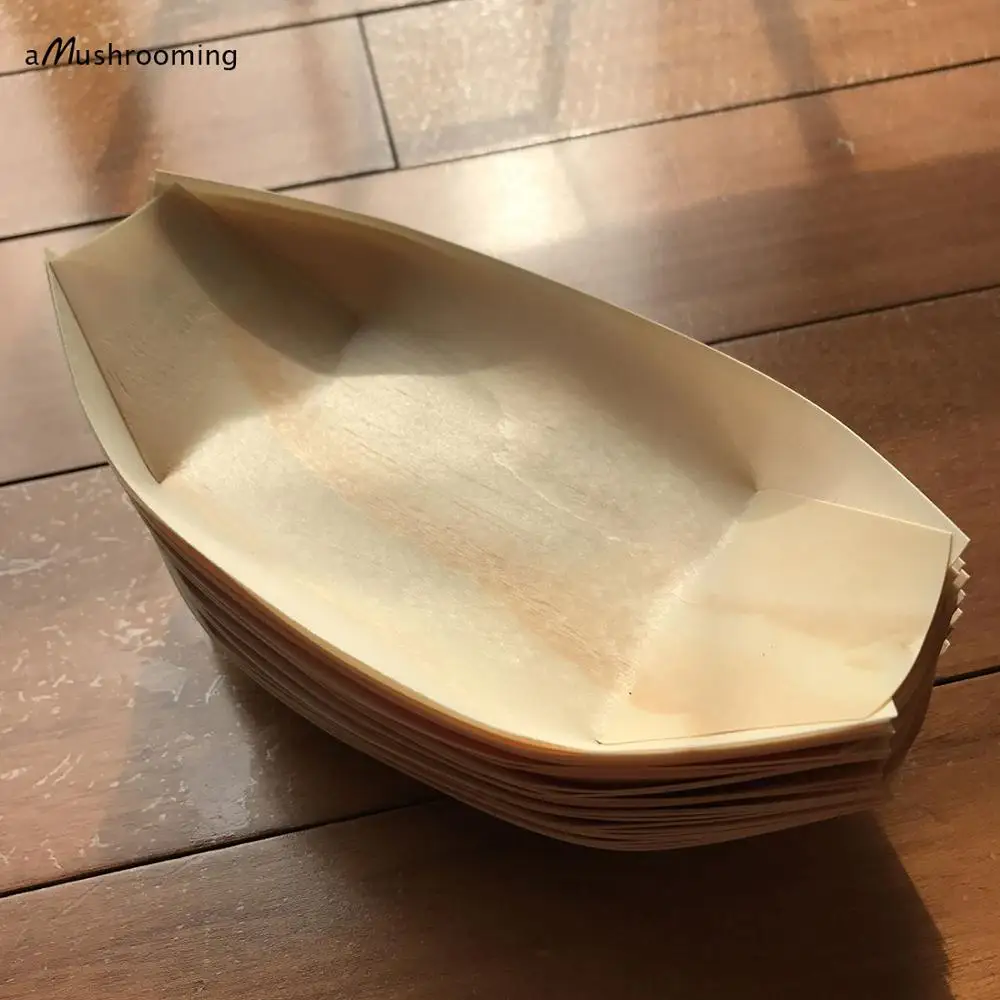 2000 шт. Одноразовые Деревянные Подносы для суши|wedding party|tray weddingwedding tray |