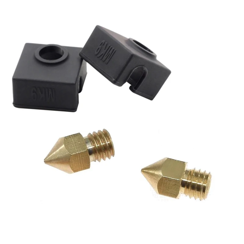 Детали для силиконовых чехлов аксессуары блок 0 4 мм латунные сопла Creality сменный