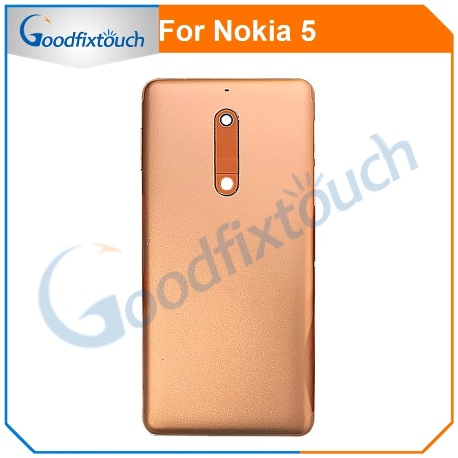 Новые металлические Батарея чехол для Nokia 5 чехол-накладка Редкие Корпус сзади чехол Запчасти для авто