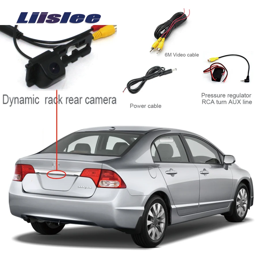 Liislee для Honda Civic 2009 парковочная камера заднего вида обратная резервная HD CCD ночное