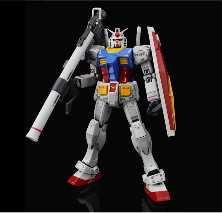 Bandai Gundam 1/100 мг GUNDAM RX 78 2 VER. 3 0 Мобильный костюм сборные модели наборы фигурки