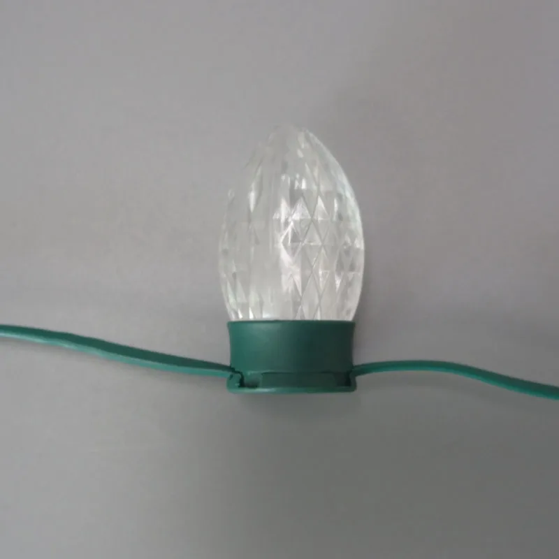 50 узлов DC12V Адресуемая D24 C9 RGB светодиодная Пиксельная лампа UCS1903 гирлянда