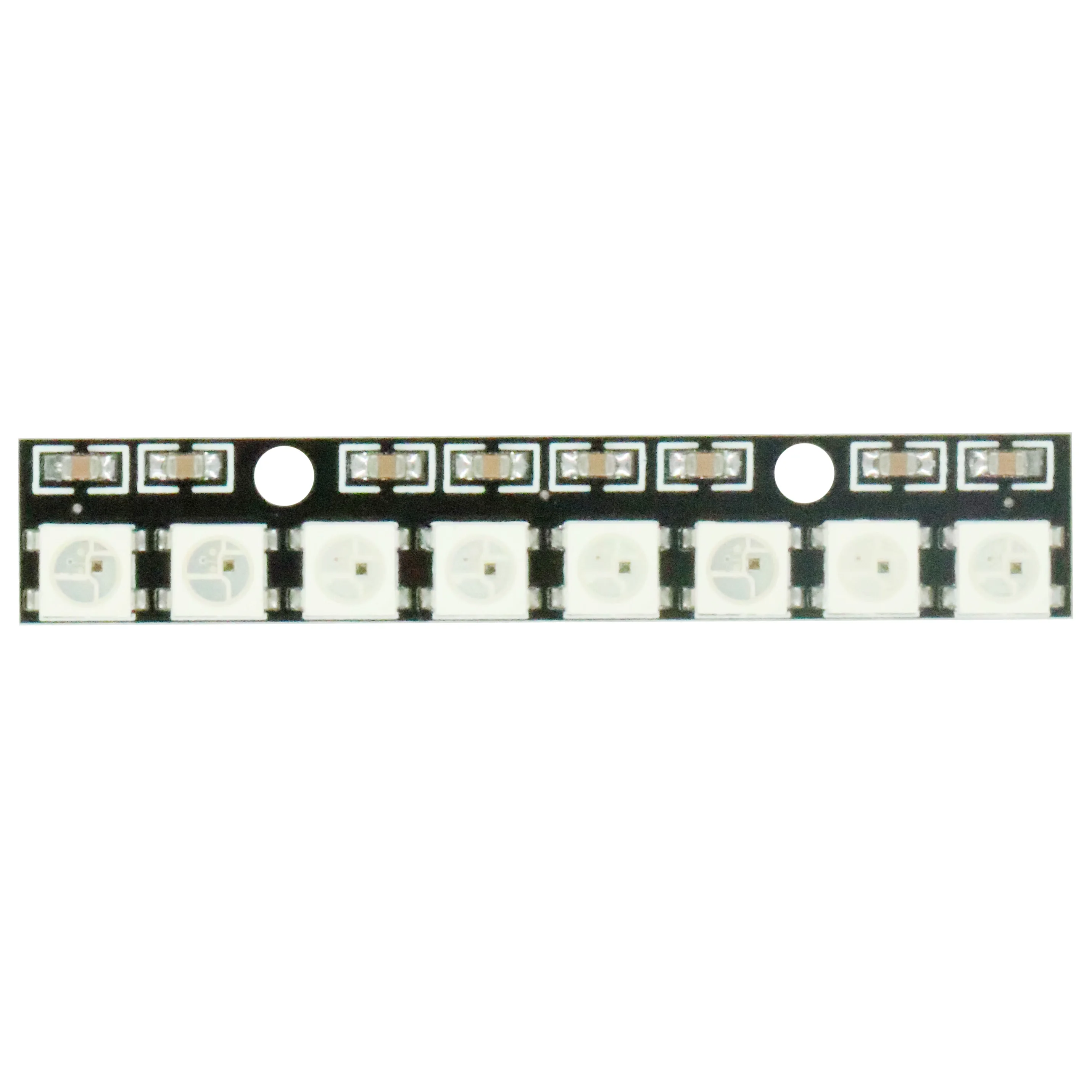 Светодиодный светильник WS2812 8 каналов 5050 RGB встроенный полноцветный макетная