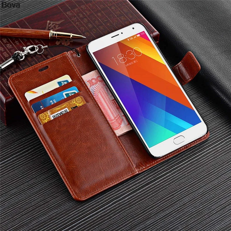 Для Fundas Meizu MX 5 чехол с держателем для карт MEIZU MX5 кожаные сумки Ультратонкий