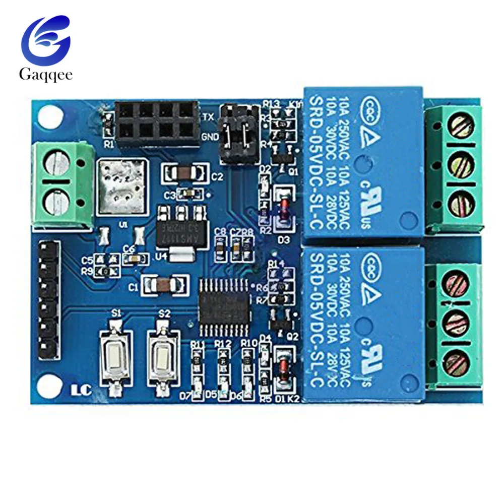 Релейный модуль на основе ESP8266 ESP 01 ESP01 беспроводная плата с Wi Fi 5 в постоянного