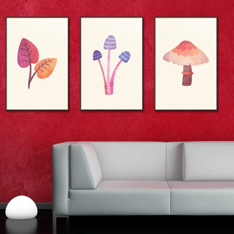 Современные скандинавские картины Искусство Животное мультфильм лиса холст